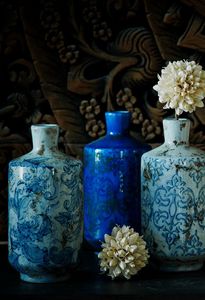 MQ73 <span class=keywords><strong>Vasi</strong></span> Decorativi Moderni in Ceramica e Porcellana <span class=keywords><strong>con</strong></span> Disegni Floreali all'Ingrosso - Product Image 3