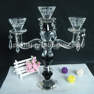 Hermoso cristal candelabros al por mayor para la boda y la decoración del hogar - Product Image 2