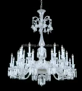 Hot Sale Crystal Candelabra Centerpiece Bacarat Style Wholesale Intertek Lamp Candle Lighting Modern Popular Bacarat Chandeliers