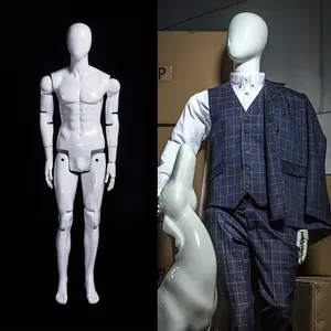 Hm01 Chất Lượng Cao Có Thể Điều Chỉnh <span class=keywords><strong>Mannequin</strong></span> Người Đàn Ông Linh Hoạt Dummy Người Giả Búp Bê Để Bán - Product Image 1
