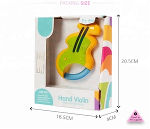 Funzionamento a batteria musicale a mano violino giocattolo per bambini strumenti per il bambino
