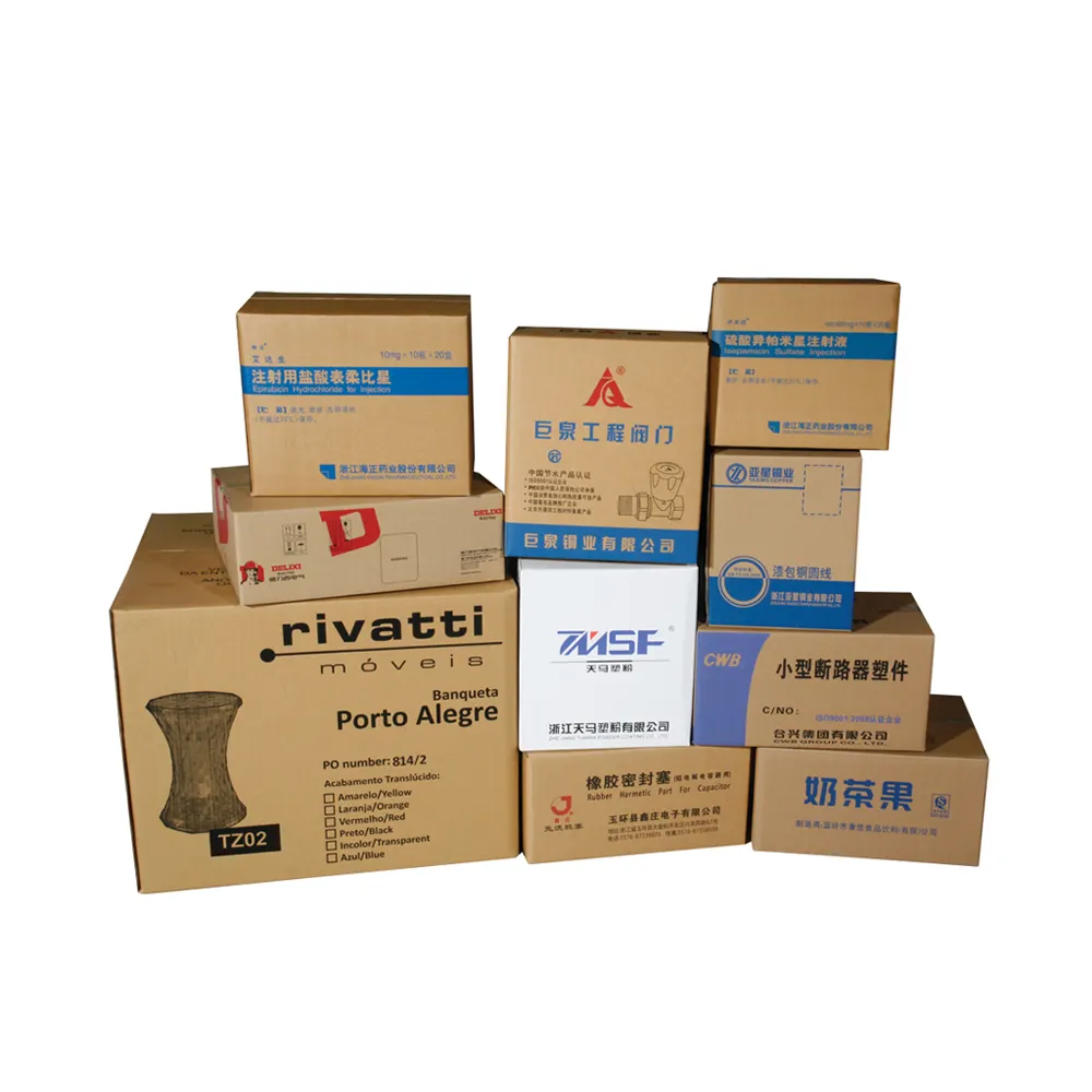 Гофрированные коробки часто используются в качестве контейнеров для доставки