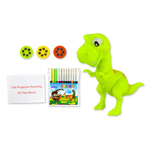Pre School 2 in 1 Toy <strong>Dinosaur</strong> Projector <strong>Painting</strong> for Kids - Product Image 2