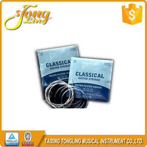 The Silver Alta Qualidade Banhado Cordas Da Guitarra Clássica Para Venda PA-C30 - Product Image 2