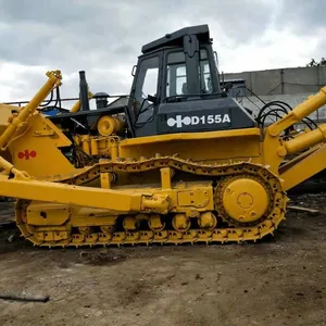 खेतों में प्रयुक्त Komatsu D155A बुलडोजर, इस्तेमाल किया जापान Komatsu D155-1 बुलडोजर गर्म बिक्री