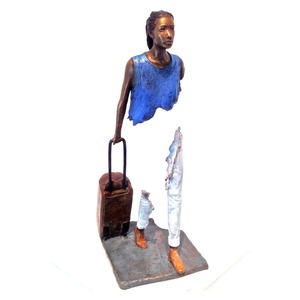 Statue française en métal, sculptures de <span class=keywords><strong>Voyage</strong></span> féminins, fabrication d'usine, pour décoration de maison, - Product Image 4