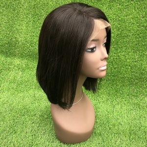 Parrucca taglio <span class=keywords><strong>bob</strong></span> capelli umani frontale in pizzo con capelli del bambino parrucche diritte per capelli umani <span class=keywords><strong>bob</strong></span> corto - Product Image 4