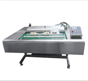 1100mm Sealing Width Factory Price Continuous Rolling Floor Type Vacuum Packing Machine for Coffee / Bean / Rice / Meat / Flour