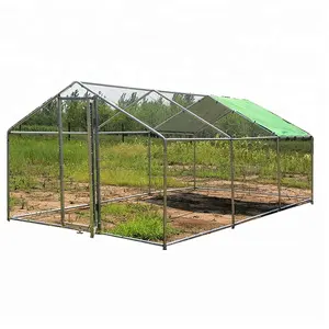 Carcasa de acero galvanizado para animales pequeños, techo industrial prefabricado de Metal para granja de pollos y aves de corral