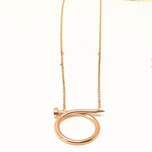 Nouveau produit <span class=keywords><strong>clou</strong></span> d'<span class=keywords><strong>or</strong></span> titane colliers et pendentifs Bijoux - Product Image 2