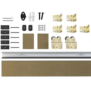 Portas de Celeiro Ferragens para Portas de Correr de alumínio Da Porta Deslizante De Madeira
