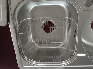 Fregadero de acero inoxidable de doble tazón buen <span class=keywords><strong>precio</strong></span> con el cubo de la Basura - Product Image 5