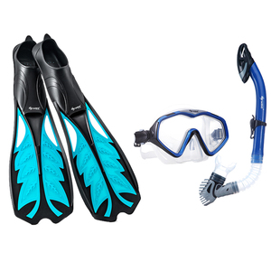 Adulto <span class=keywords><strong>buzo</strong></span> máscara <span class=keywords><strong>de</strong></span> buceo snorkel pie buceo aletas aletas y tubos - Product Image 2