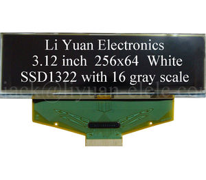 3,12 liyuan 3,1 дюймов ooled 256x64 256*64SSD1322 LY312 16 Серая Шкала 5664ASLYBEF01 SPI I2C моноцветный ooled модуль панели дисплея - Product Image 3