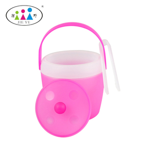 Hot Sale Plastic <strong>Buckets</strong> <strong>Lid</strong> <strong>Ice</strong> <strong>Bucket</strong> <strong>With</strong> Handle and Tong - Product Image 3