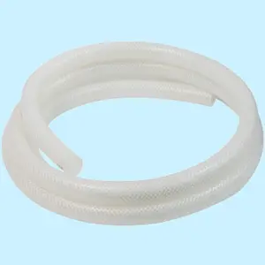 Soft silicone rubber braided hose. Manufactured by Togawa Rubber Co., Ltd. Made in Japan (automotive silicone hose)