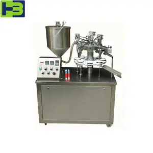 High Speed Manual Plastic Tube Cosmetic Cream Filling Sealing Machine