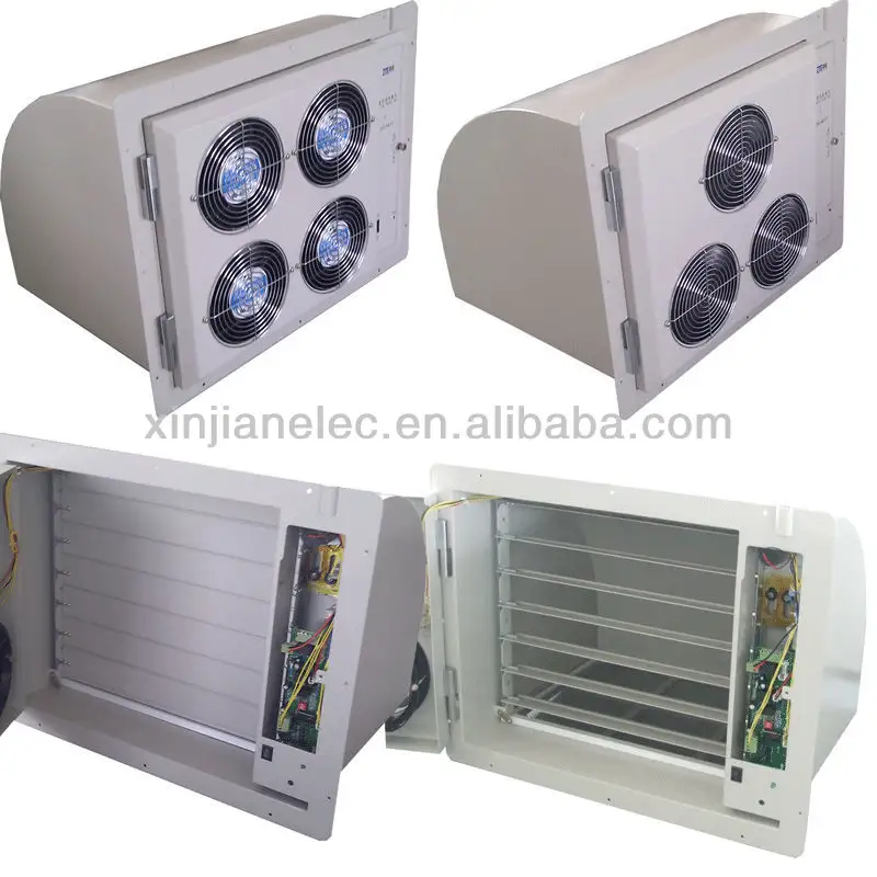 Abri électronique en aluminium, système de ventilation et ventilateurs DC, TF2 4/3
