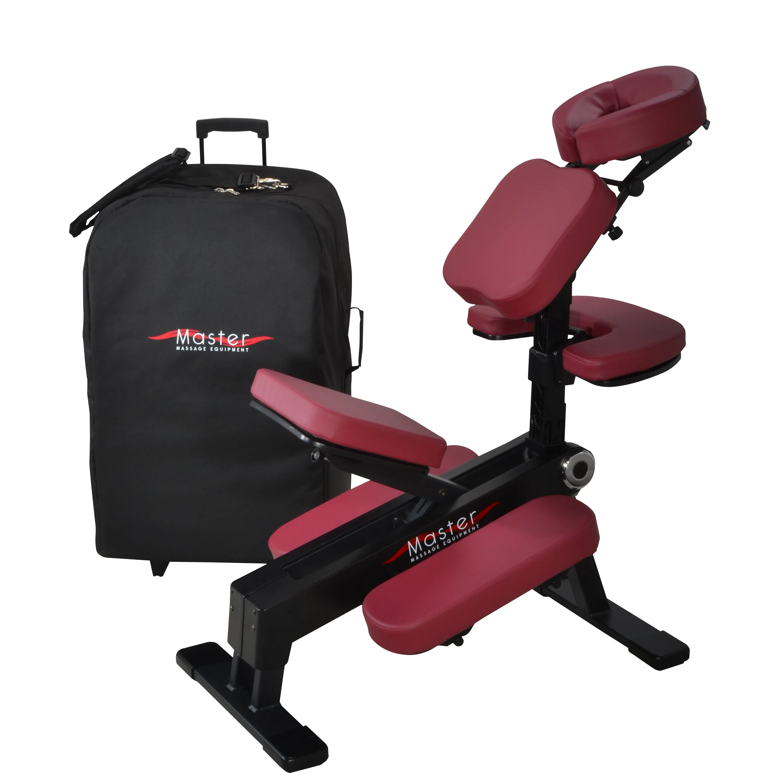 Master Massage Gymlane Factory Custom Metal Stainless Folding Adjustable Tattoo Chair Portable Massage Chairs with Carrying Case