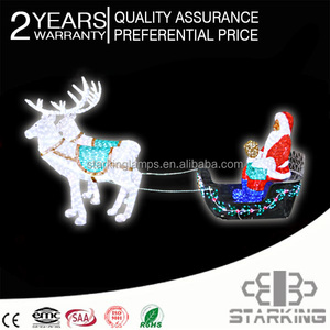 คริสตัล sculpturechristmas ตกแต่งเลื่อนขายร้อน - Product Image 5