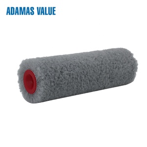 Rouleau à peinture en nylon, cadre <span class=keywords><strong>de</strong></span> rouleau à peinture, rouleau à peinture en nylon avec brosse à peinture grise 23812 - Product Image 2