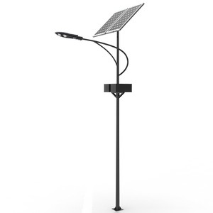 7<span class=keywords><strong>เมตร</strong></span>แขนเดียวนำไฟถนนพลังงานแสงอาทิตย์ที่มีเสาและราคา - Product Image 2