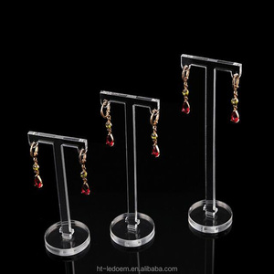 3ชิ้นต่อชุดราคาถูกต่างหูคริลิคที่ชัดเจนยืนแสดง - Product Image 1