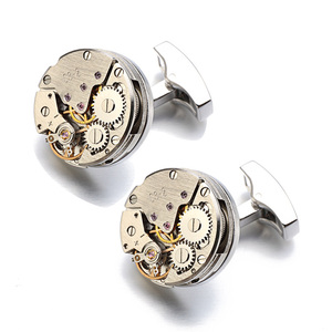 นาฬิกา Cufflinks สำหรับ Immovable Steampunk เกียร์กลไก Cuff Links สำหรับ Relojes บุรุษ Gemelos - Product Image 3