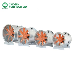 Bán Hàng Nóng Công Nghiệp Thông Gió Bifurcated Fan Hướng Trục Dòng Chảy Fan Air Extractor Cho HVAC - Product Image 4