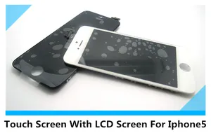 iPhone5のためのLCDタッチスクリーンデジタイザガラスパネルアセンブリ