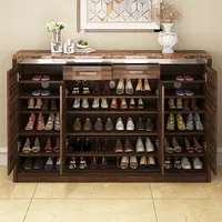 Modern Wooden Shoe Cabinet Door Hot Sale Modern Melamine Shoe Cabinet