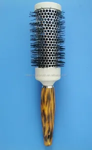 Керамические и щетины уникальная круглая щетка для волос, сделанные в китае, керамические китай поставщиков щетка для волос