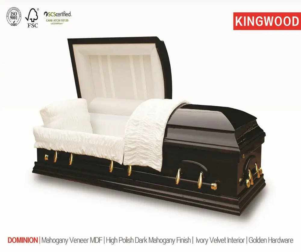 DOMINION solid cherry wood coffin furniture