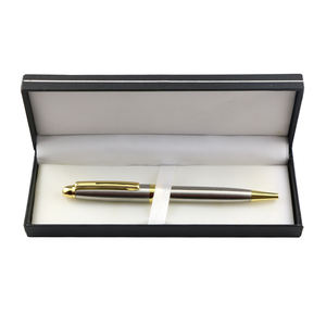 Bolígrafos Metálicos Clásicos de Alta Calidad en Plateado, Dorado y Negro, Bolígrafo Premium de Escritura Fluida con Mecanismo de Giro Elegante - Product Image 5