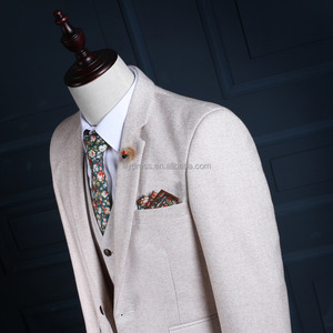 Traje de Boda Formal para <span class=keywords><strong>Hombre</strong></span>, Traje de Lana <span class=keywords><strong>Entallado</strong></span> Personalizado, Esmoquin de 3 Piezas NA23, Traje de Novio - Product Image 5