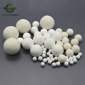 Perforated Porous Alumina Ceramic Ball for Hydroprocessing