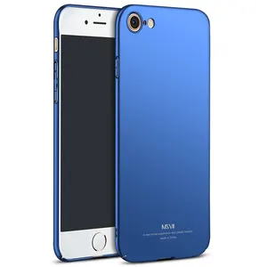 Msvii capa de celular original super fina, capa lisa e fosca para a pele do telefone móvel, para a série iphone