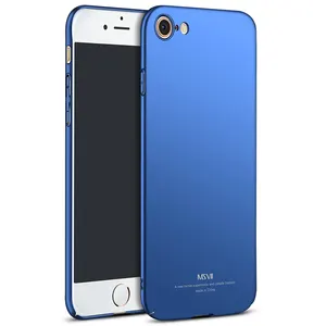 MSVII Asli Super Slim Halus dan Matte Hard Kembali Ponsel Penutup Kulit Kasus untuk iPhone Seri