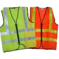 Super Quality Police Construction Security Reflective Safety Vest Zipper