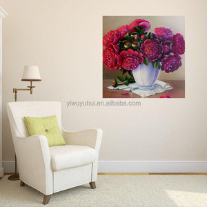 Kit Moderno Fai-da-te per Pittura Artistica con Cristalli per Adulti, Ingrosso Fabbrica, Fiori Rossi, Tela per Diamond Art, Base di Supporto Yihui Arts - Product Image 2