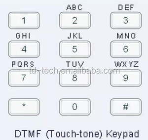 Taidacent xung quay số để hai giai điệu đa tần số người gọi ID chuyển đổi bộ giải mã DTMF tín hiệu máy phát điện DTMF Bàn phím giai điệu Máy phát điện - Product Image 4