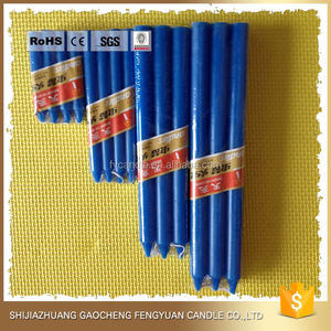 Fábrica de China, venta al por mayor, vela cónica de cera de colores brillantes - Product Image 2