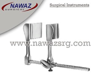 La mejor calidad Tuffier Rib Retractor cuchillas laterales 22x27mm extendiendo 200mm Instrumentos cardiovasculares quirúrgicos de acero inoxidable - Product Image 2