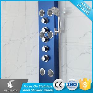 Vente chaude Thermostatique Mélangeur 4 <span class=keywords><strong>Inverseur</strong></span> Salle De Bains Mur Panneau De <span class=keywords><strong>Douche</strong></span> - Product Image 3