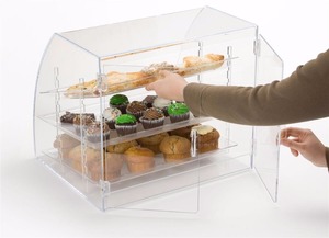 กล่องใส่เบเกอรี่โชว์ขนมอะคริลิกใสสำหรับขาย,<span class=keywords><strong>ชั้น</strong></span><span class=keywords><strong>วาง</strong></span>ถอดออกได้3<span class=keywords><strong>ชั้น</strong></span>ด้านหลังโหลด - Product Image 3