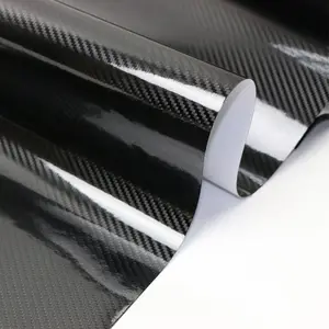 PVC Carbon Fiber Vinyl Car Wrap Glossy/Matt Color 3D/4D/5D/6D Carbon Fiber Car Body Stickers