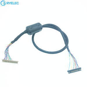 JAE FI-S20S ke DF13-40DS dengan ZCAT2035-0930 Ferrite LVDS kabel perakitan - Product Image 1