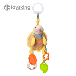 Usine directe peluche chat <span class=keywords><strong>hibou</strong></span> berceau peluche hochet anneau de dentition couette pour nouveau-né bébé CE ASTM CSPS certifié PP coton remplissage - Product Image 3