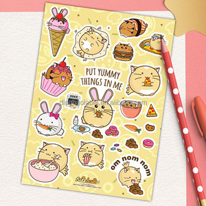 Personalizado fácil pelar etiqueta hoja de etiquetas corte beso - Product Image 1