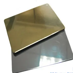 4毫米 alucobond 的铝复合板，用于金色镜面颜色的墙面覆层
